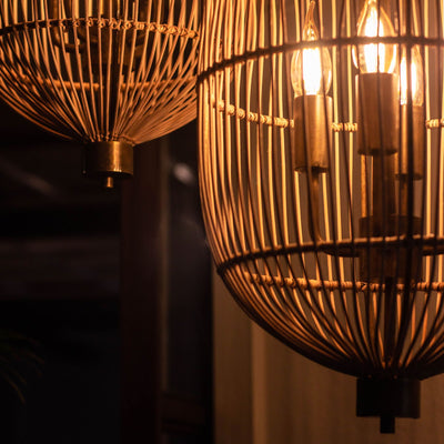 Cane Metal Pendant Lamp