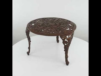 Amour Cast Iron Table - Brown