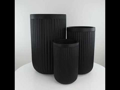 Fluted FRP Tall Pot