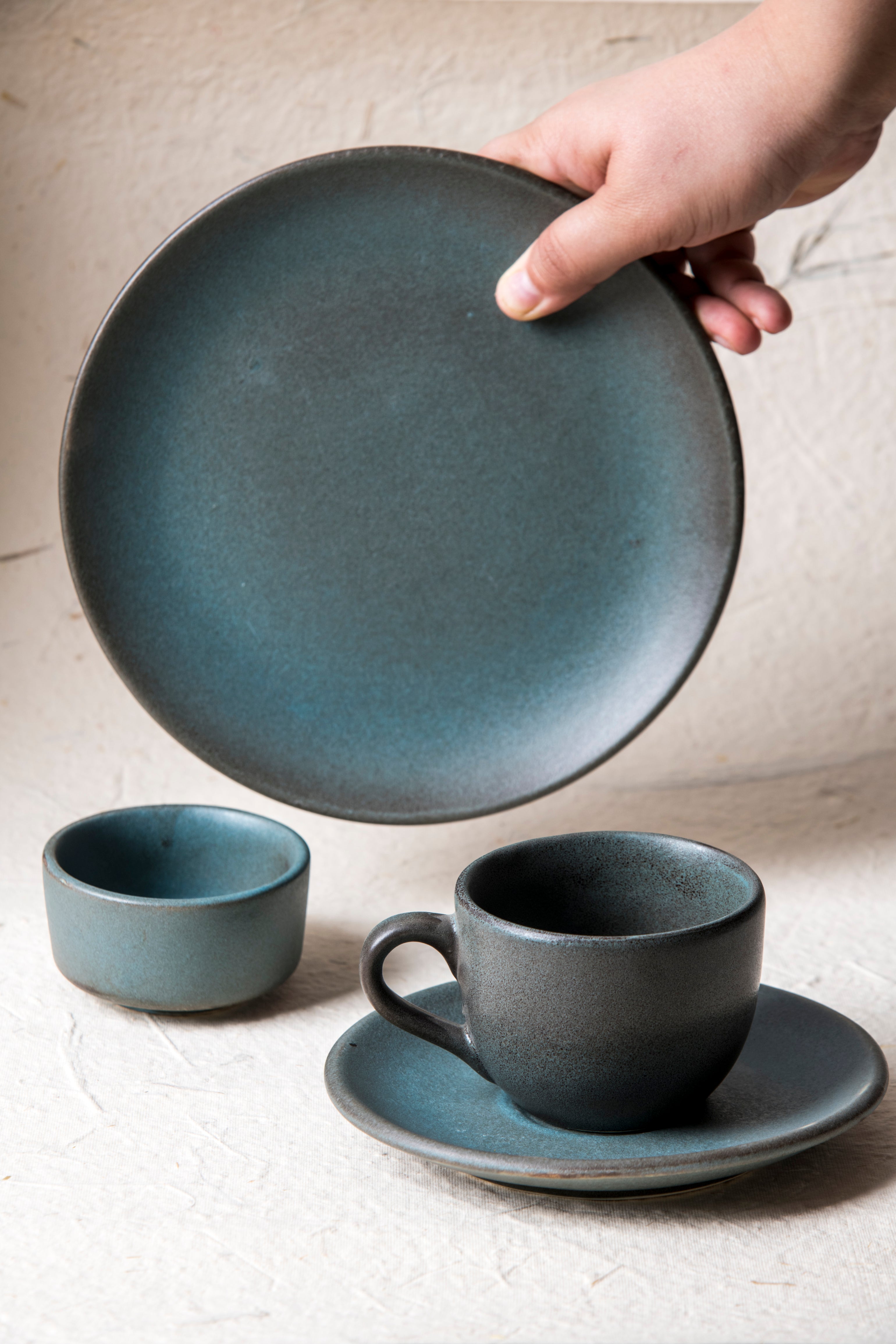 Dove Blue Snacking Set
