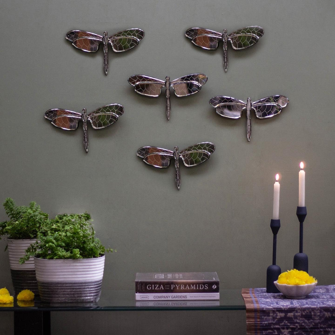 Dragonfly Mirror Wall Decor