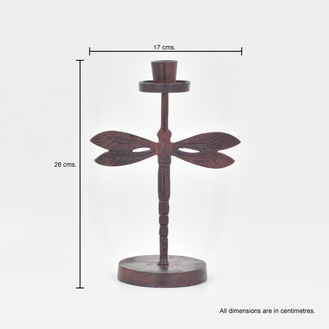 Dragon Fly Candle Holder