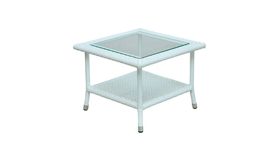 Box Center Table with Glass