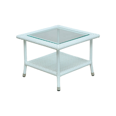Box Center Table with Glass