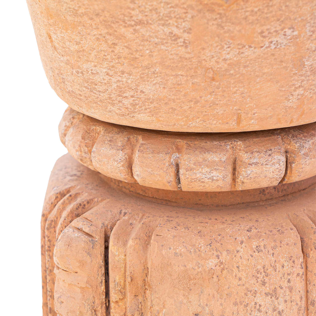 Carved Tulsi Pillar