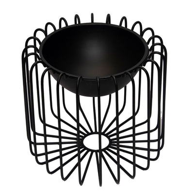 Ebony Wire Bowl Planter