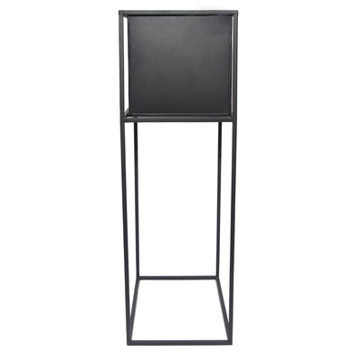 Industrial Tall planter with stand