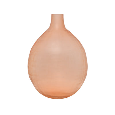 Plump Glass Flower Vase - Medium