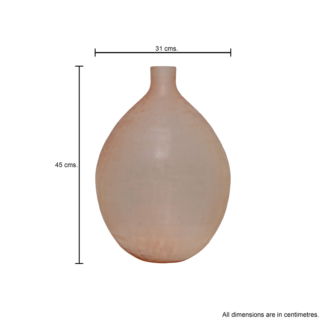 Plump Glass Flower Vase - Large