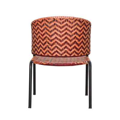 Pipe Cane Chair Orange