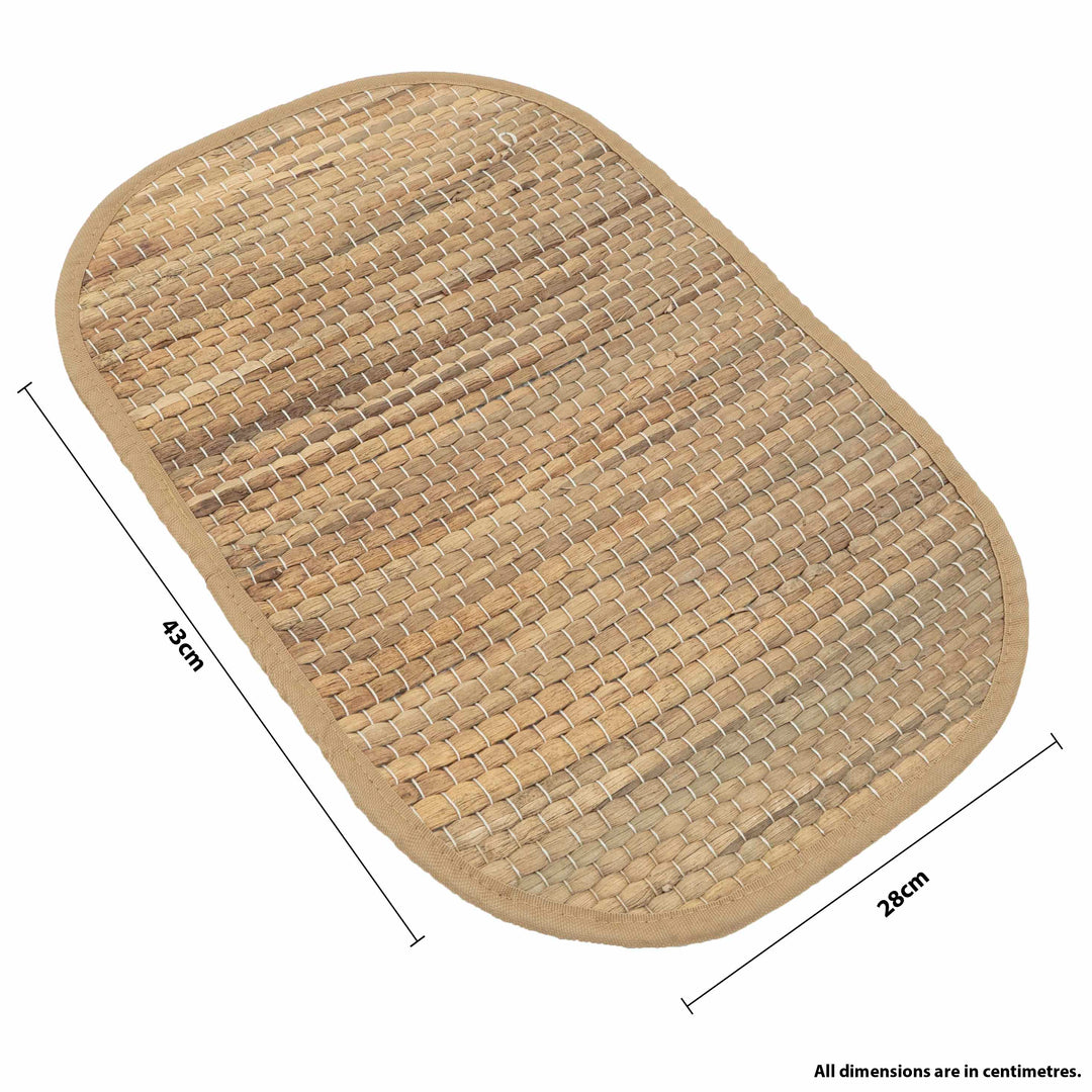 Water Hyacinth Placemat - Oval