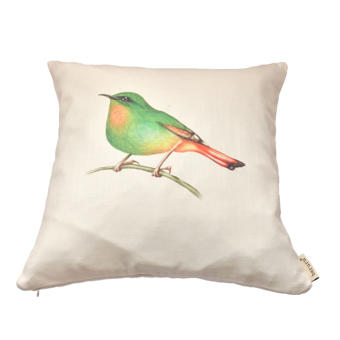 Fire Tailed Myzornis Cushion Cover
