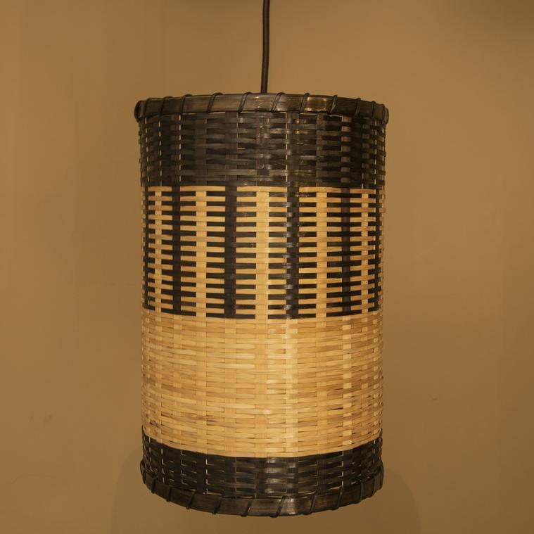 Cylindrical Cane lamp
