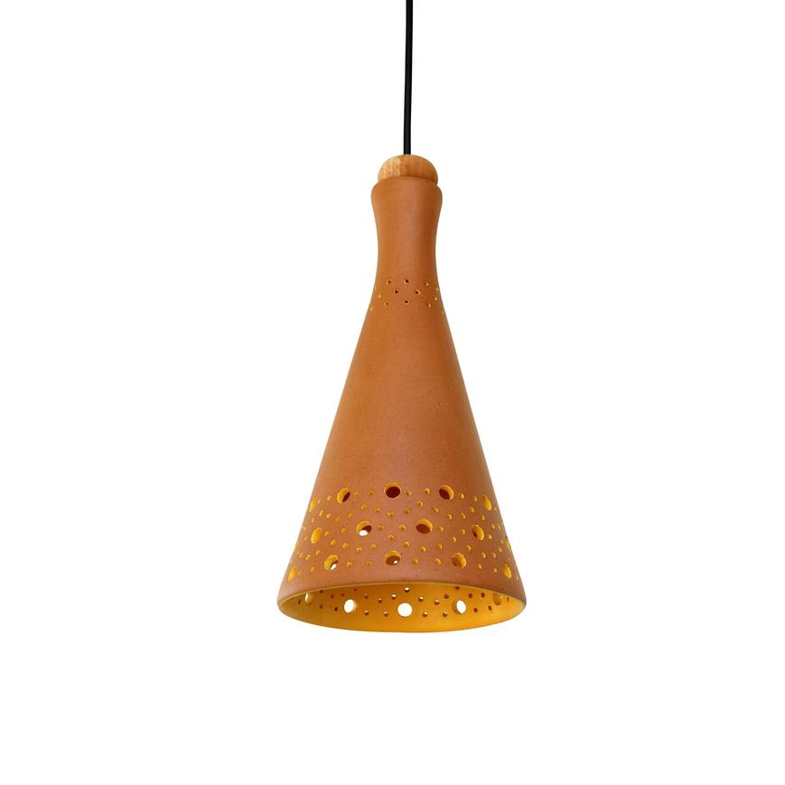 Funnel Terracotta Pendant Lamp