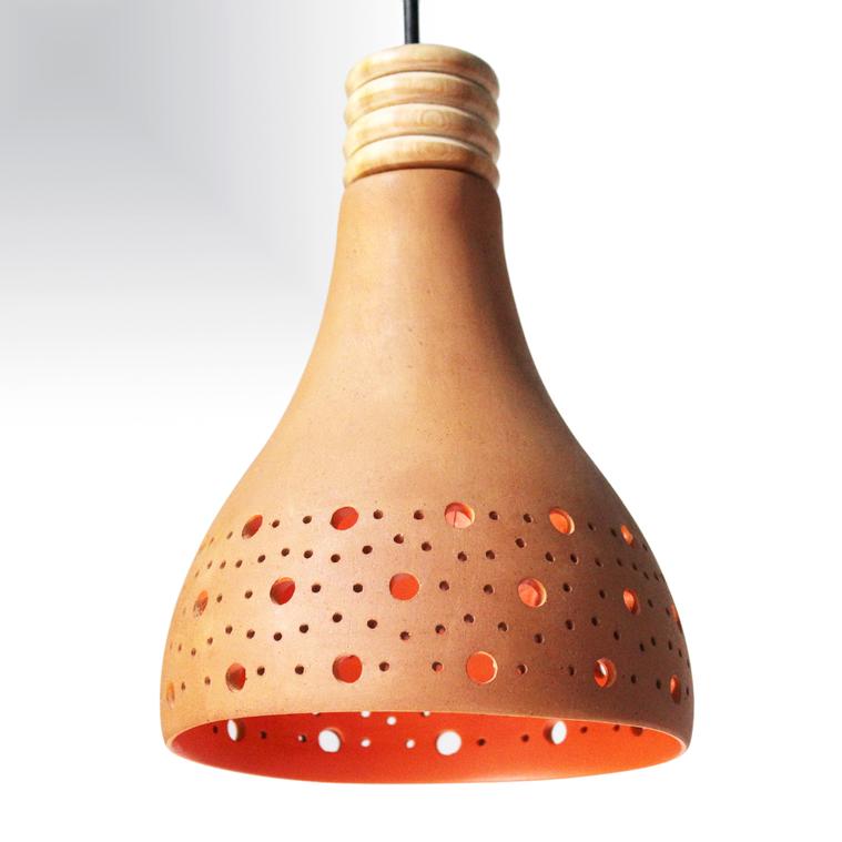 Dome Terracotta Pendant Lamp