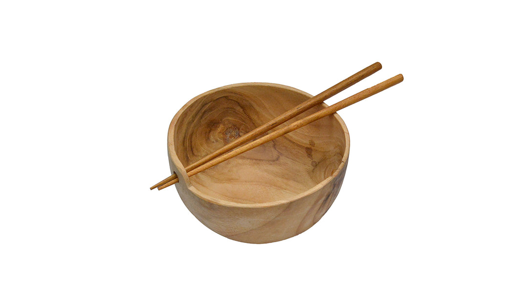 Oriental Bowl with Chopsticks - Medium