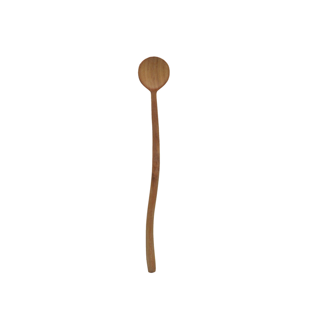 Long Curved Wooden Tea Spoon