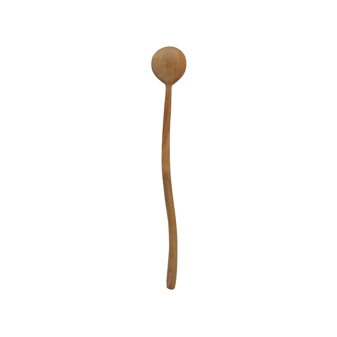 Long Curved Wooden Tea Spoon