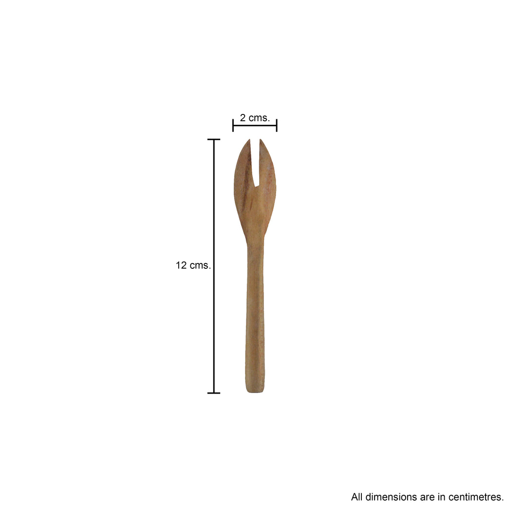 Wooden Fruit Fork