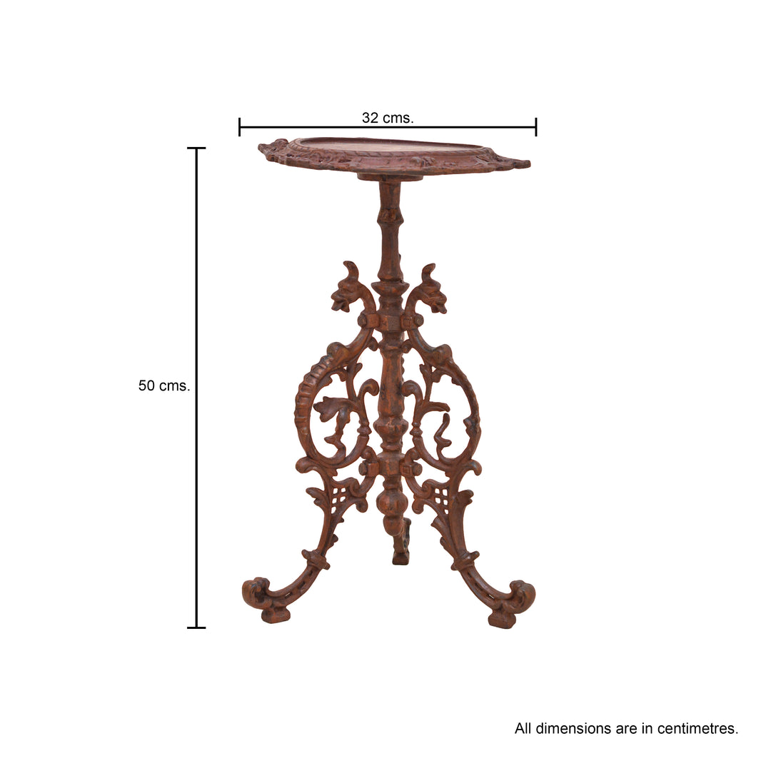 Cast Iron Planter Stand Natural