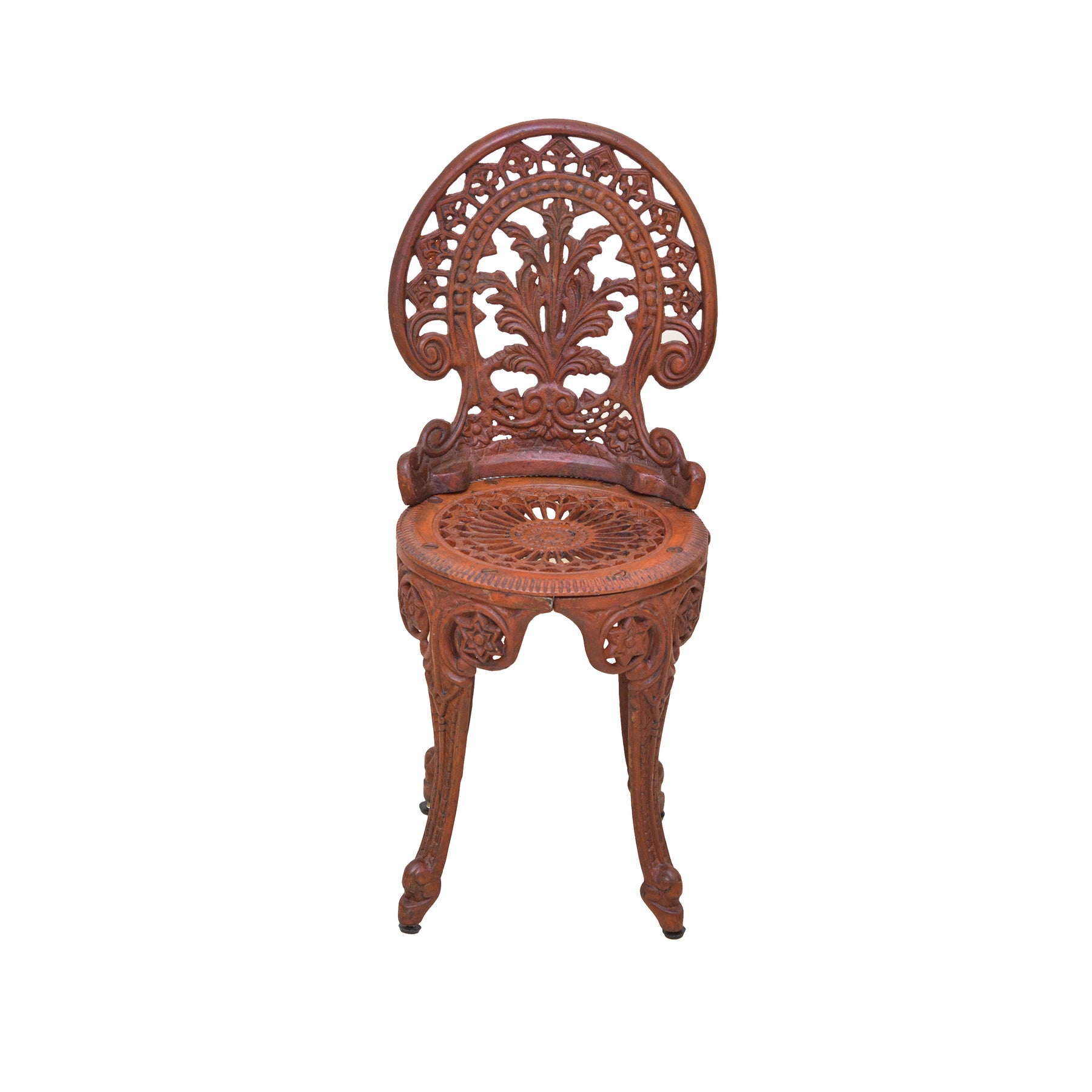 Buy Iron Chairs Victorian Cast Iron Chair Brown Shop at Beruru