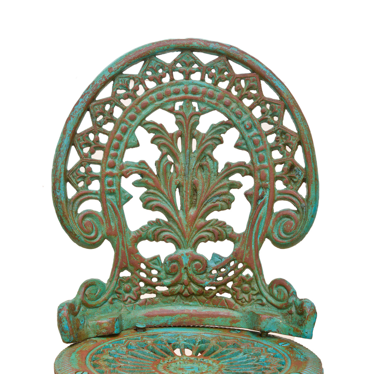 Victorian Cast Iron Chair - Green