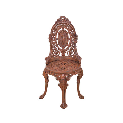 Bistro Cast Iron Chair Natural