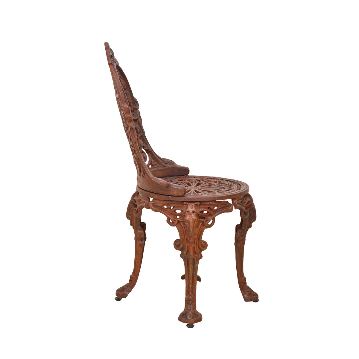 Bistro Cast Iron Chair Natural