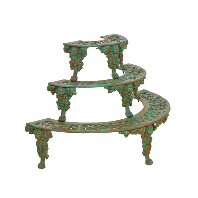 French Cast Iron Planter Stand- Green