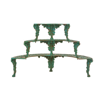 French Cast Iron Planter Stand- Green