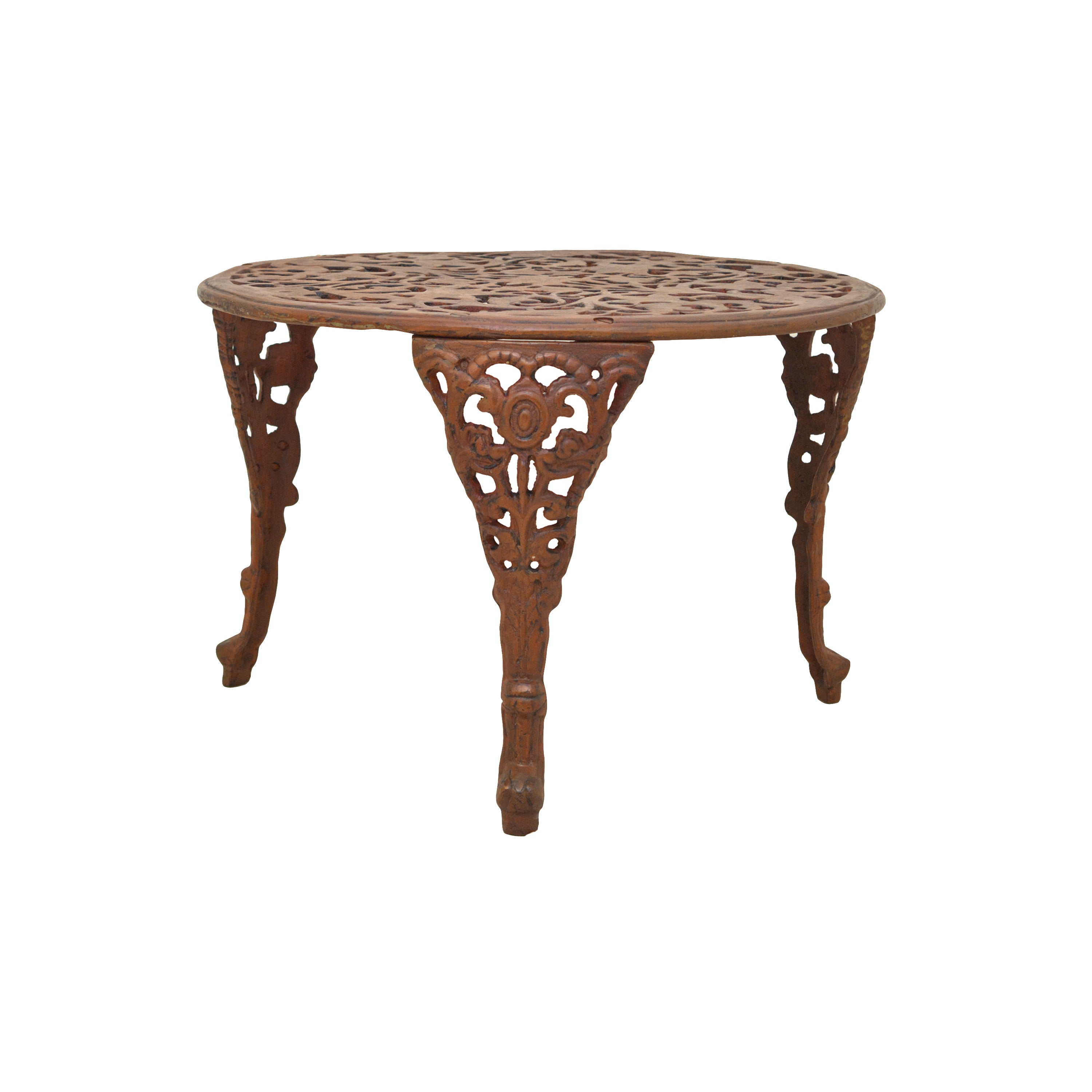 Amour Cast Iron Table - Brown