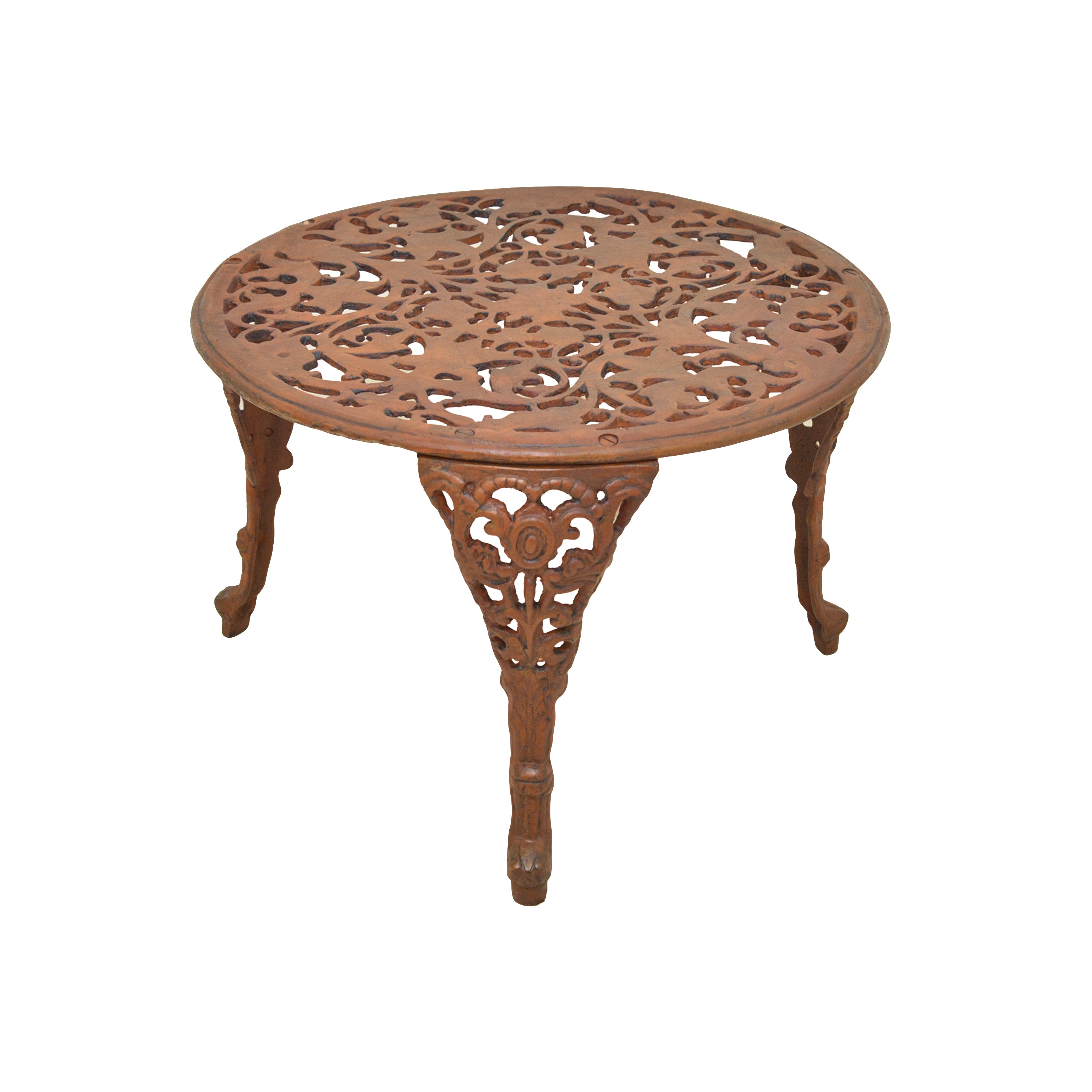 Amour Cast Iron Table - Brown