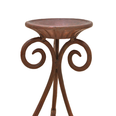 Cast Iron Candle stand- Brown