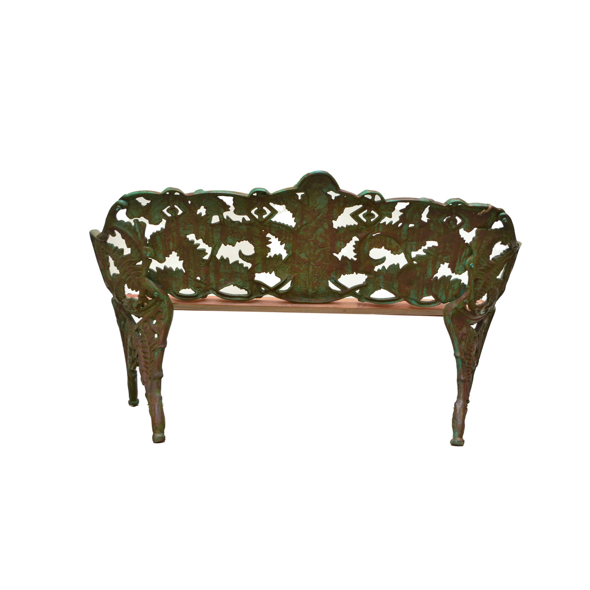 Andre Green Cast Iron Bench