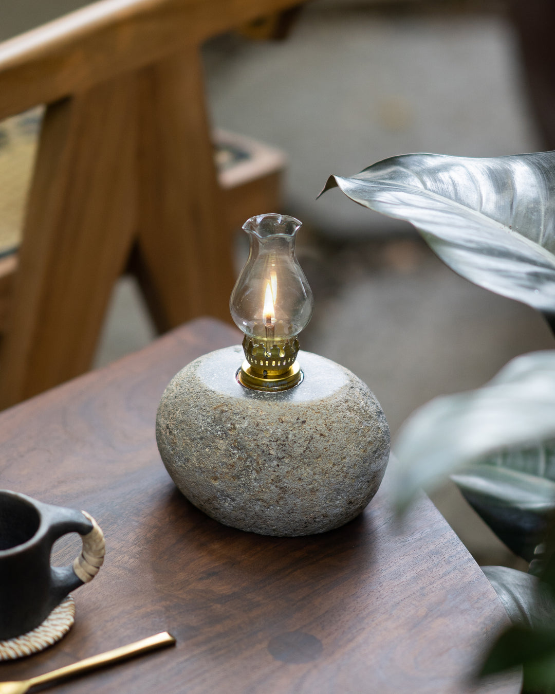 Lava Stone Oil Lamp