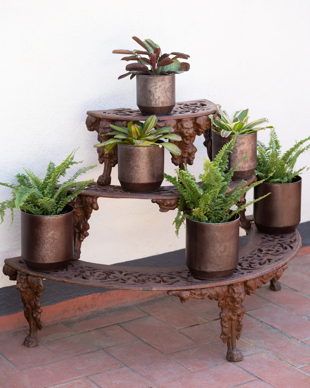 French Planter Stand Natural