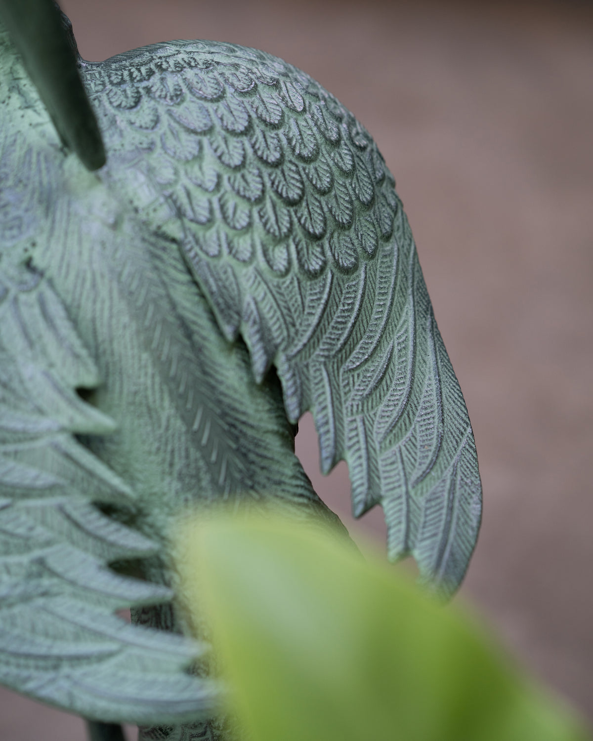 Garden Crane Statue