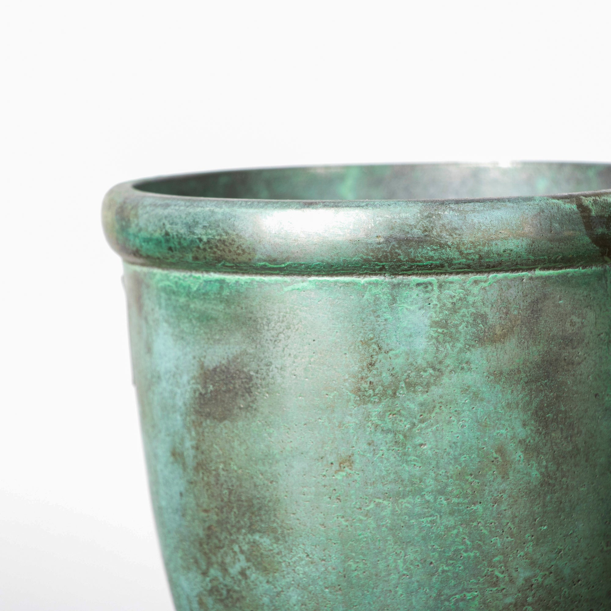 Blue verdi planter vase