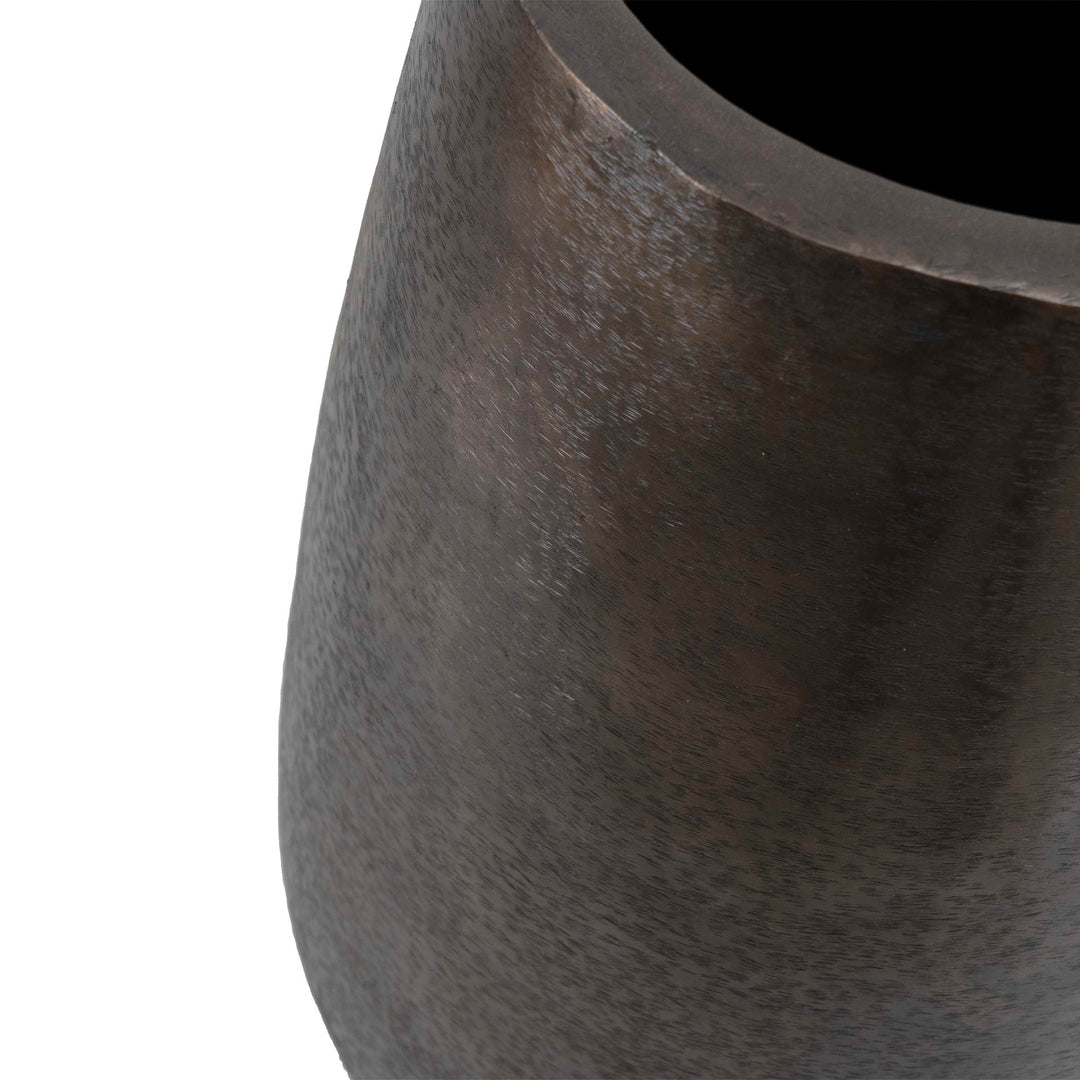 Tall Round Copper Pot