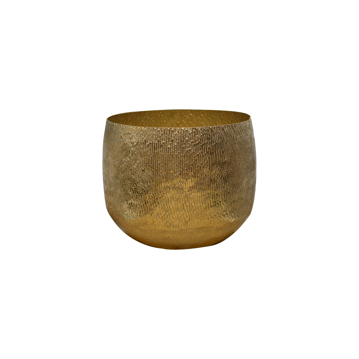 Textured Metal Pot