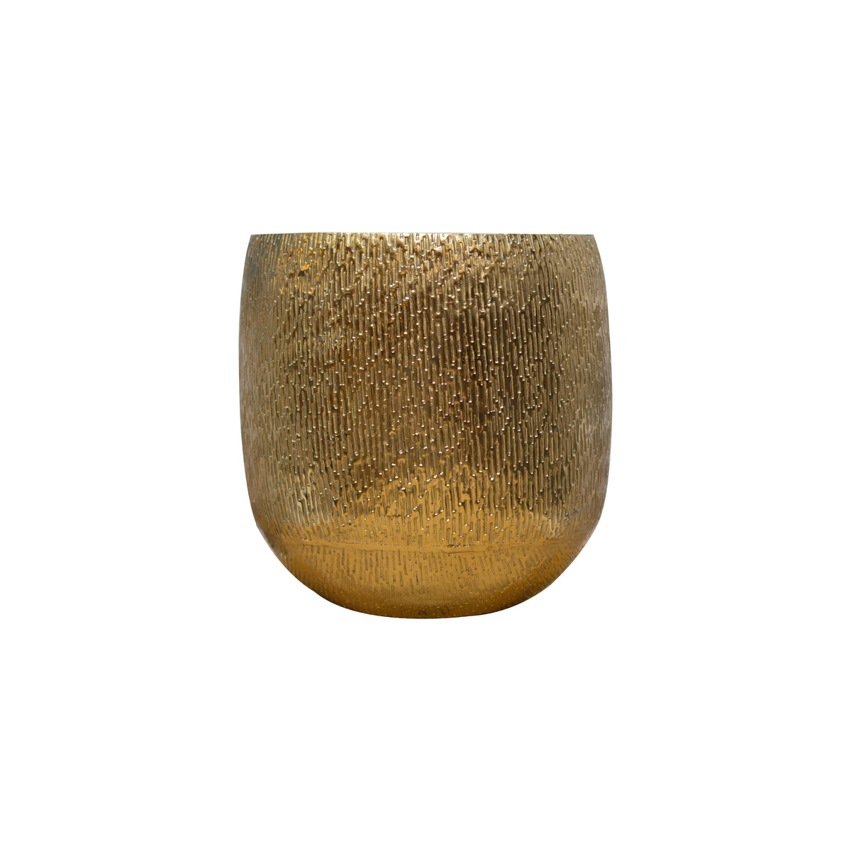 Textured Metal Pot