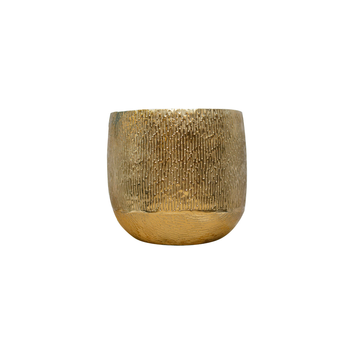 Textured Metal Pot
