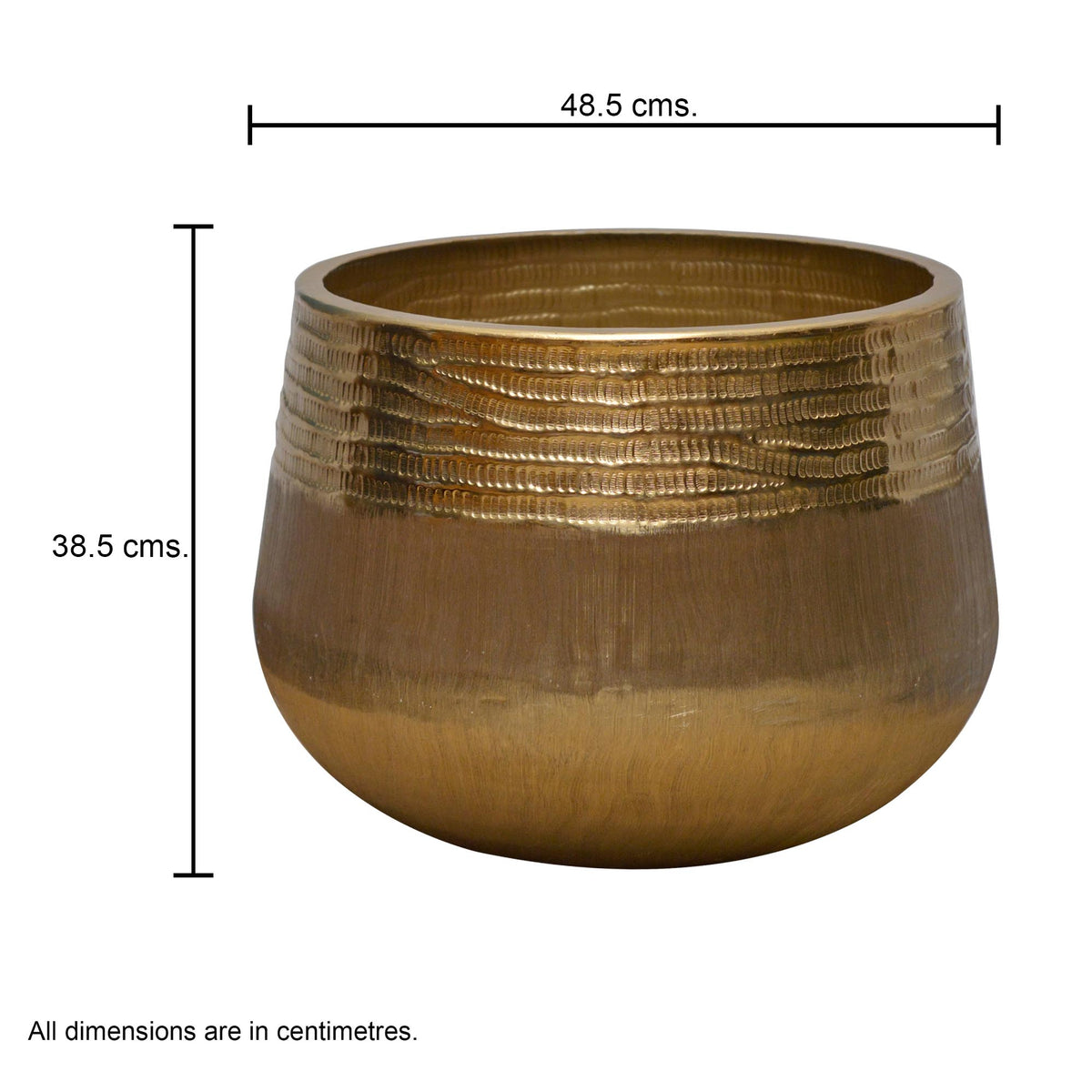 Wide Mouth Pot with Small Base