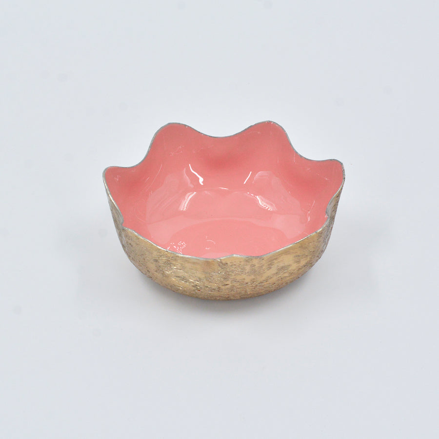 Ruffled Bowl - Pink