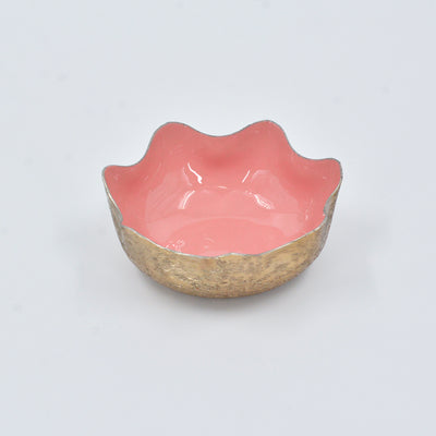 Ruffled Bowl - Pink