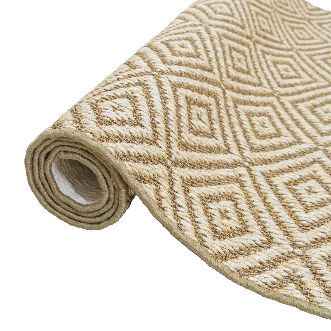 Heavy Sisal Jacquard Diamond
