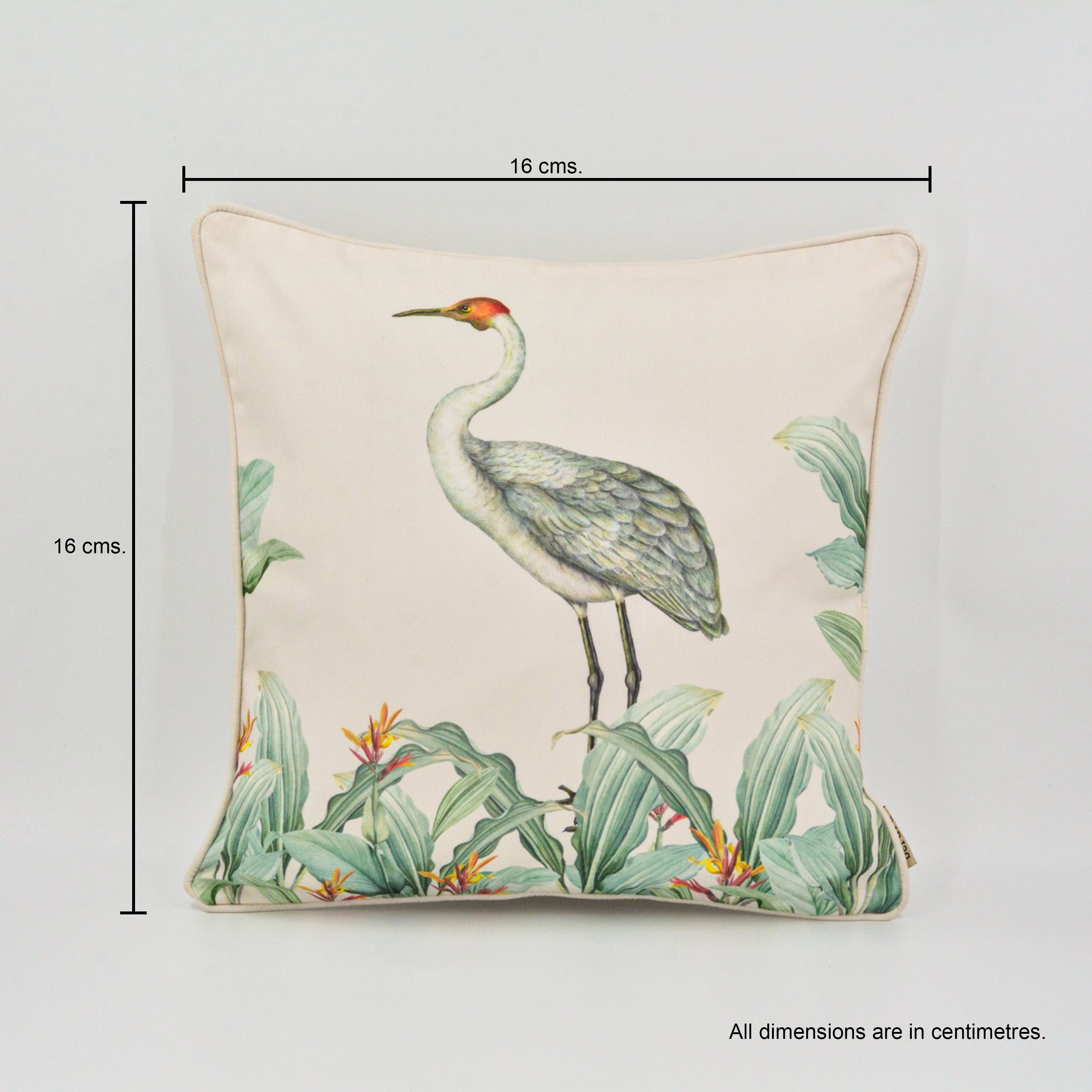 Crane Cushion Cover