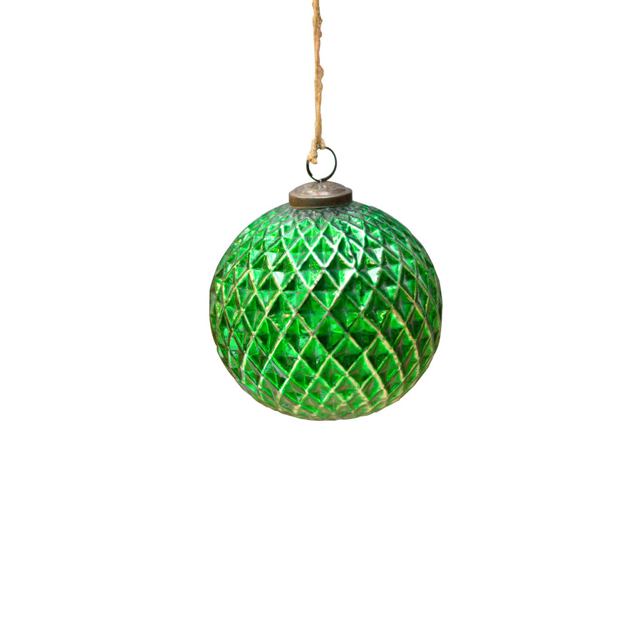 Emerald Christmas Diamond Ball