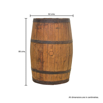 Old Drum Side Table