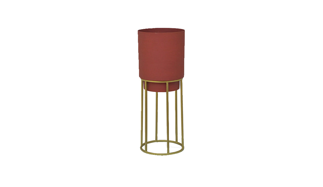 Round Tall Planter on stand - Small